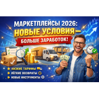 Маркетплейсы 2026: как новые условия помогут продавцам заработать больше